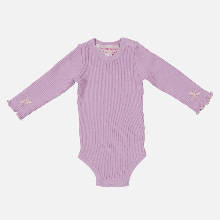 Knitted Bodysuit/Top - Orchid