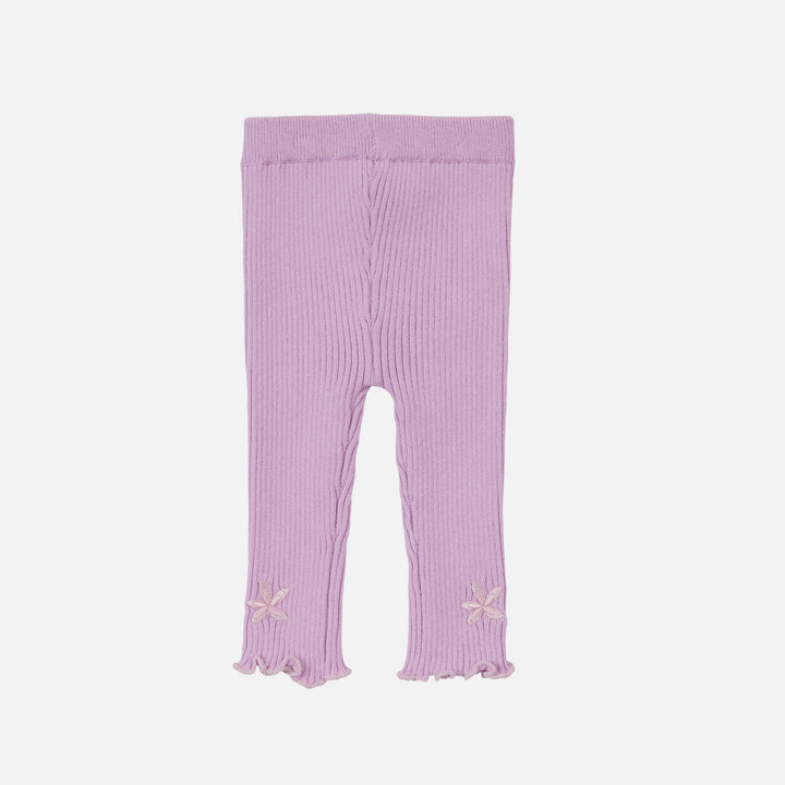 Knitted Leggings - Orchid