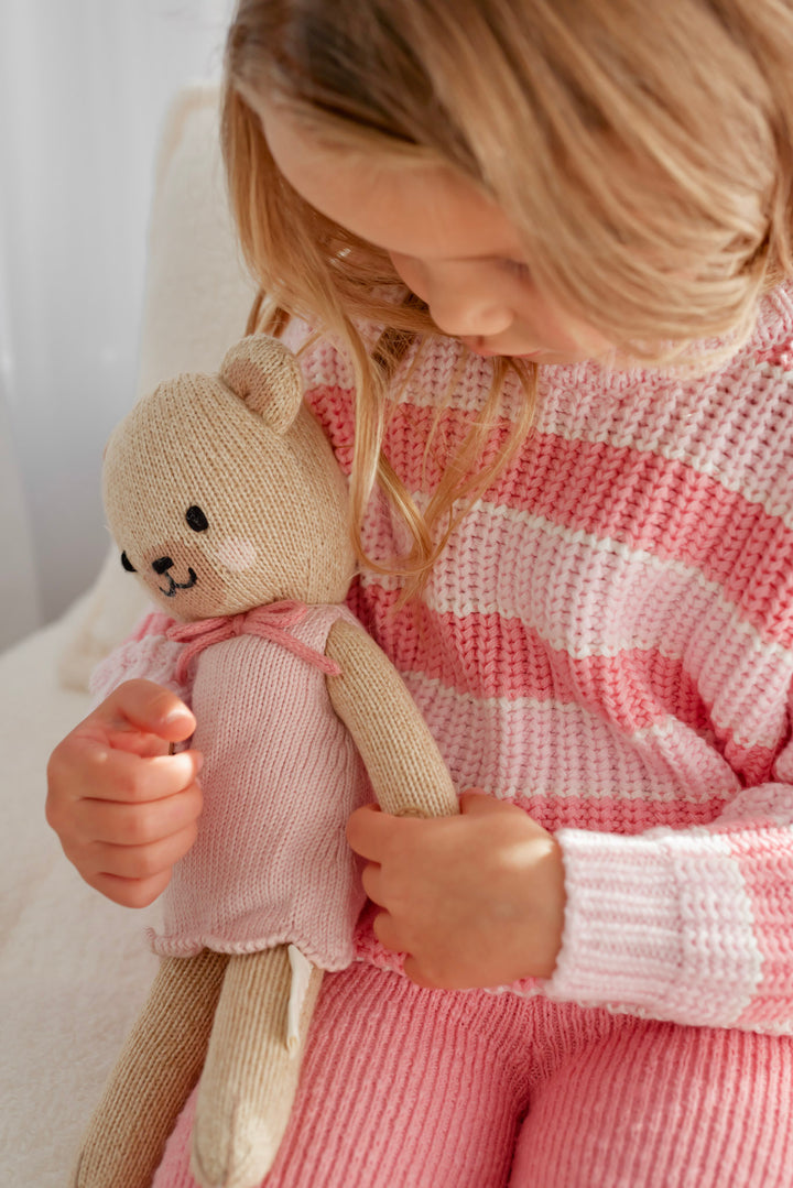 Super Chunky Knit - Ballerina Striped