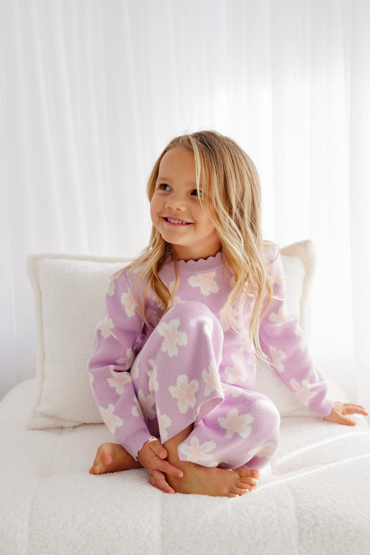 Knitted Wide Leg Pants - Lumi