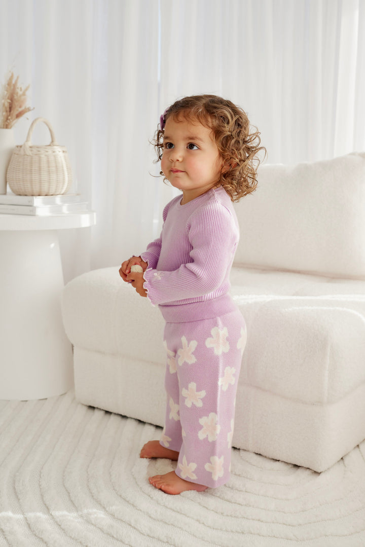 Knitted Bodysuit/Top - Orchid