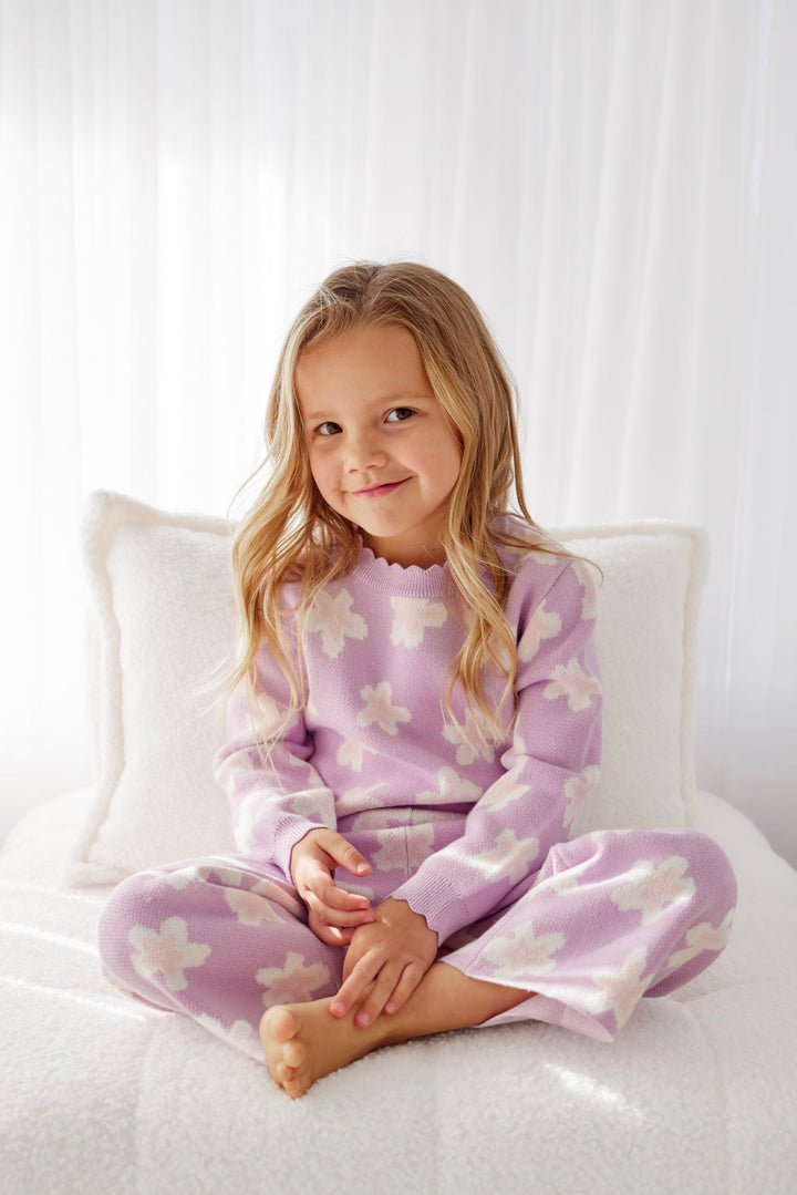 Knitted Wide Leg Pants - Lumi