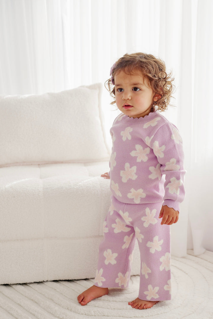 Knitted Wide Leg Pants - Lumi