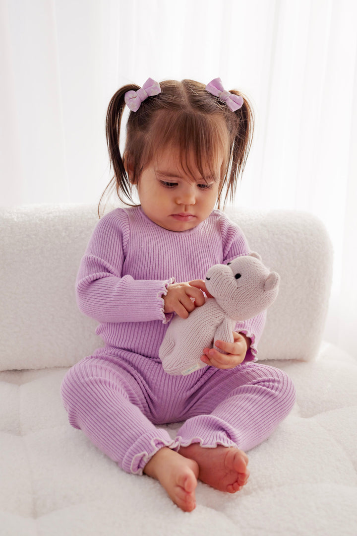 Knitted Bodysuit/Top - Orchid