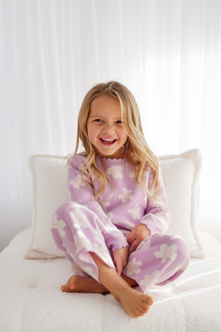 Knitted Wide Leg Pants - Lumi