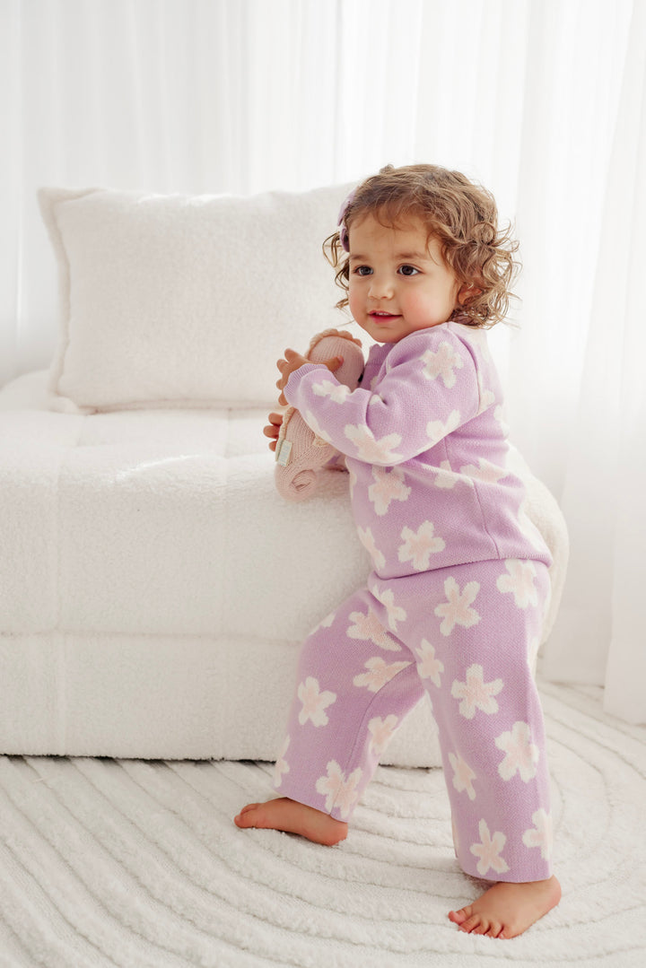 Knitted Wide Leg Pants - Lumi