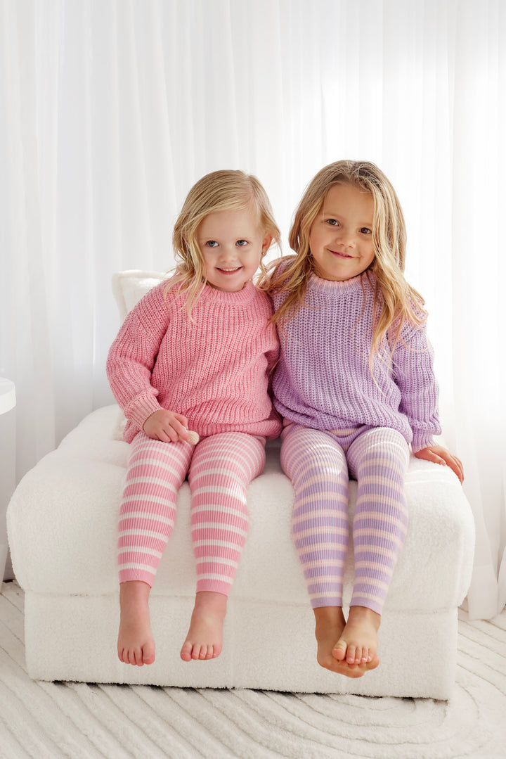 Super Chunky Knit Textured - Blush