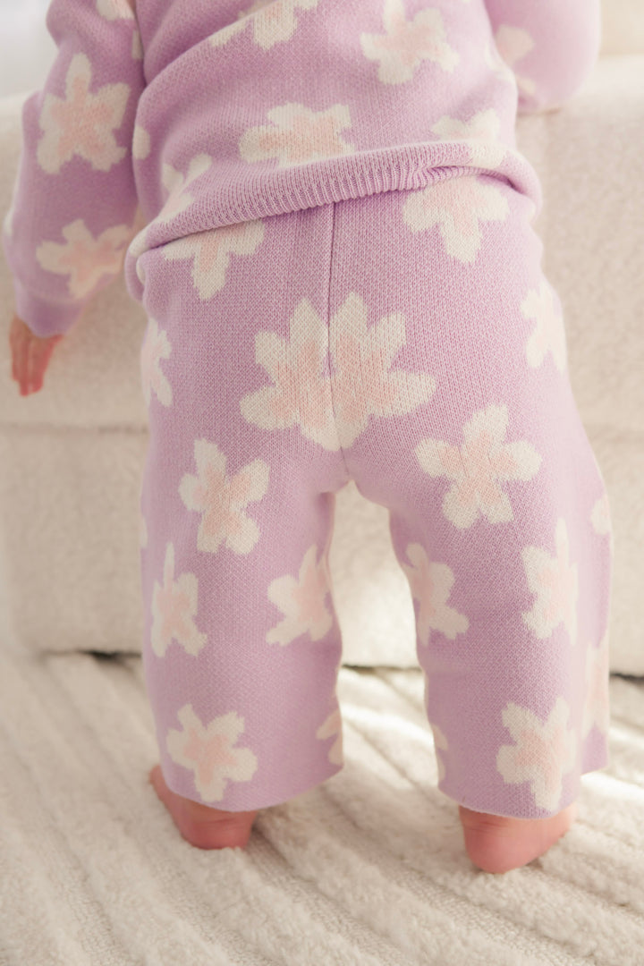 Knitted Wide Leg Pants - Lumi