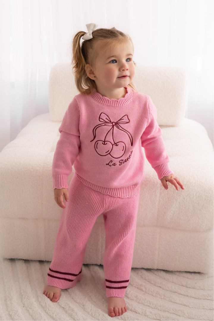 Knitted Jumper - Cherries