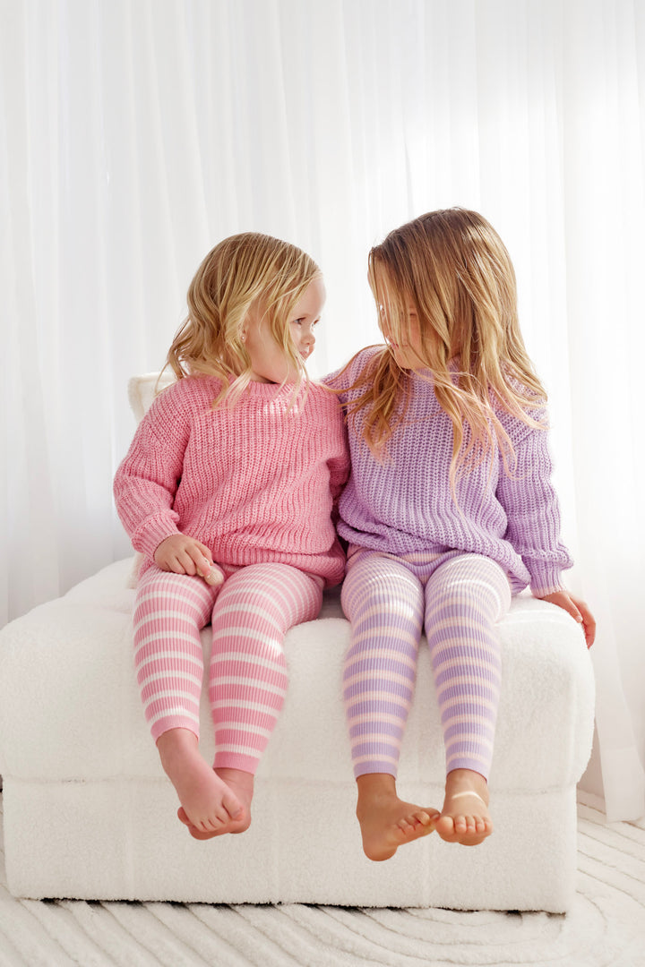 Super Chunky Knit Textured - Blush