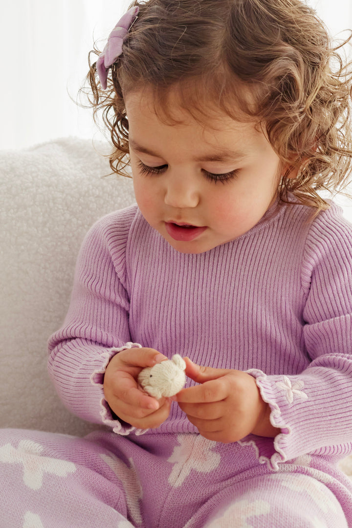 Knitted Bodysuit/Top - Orchid