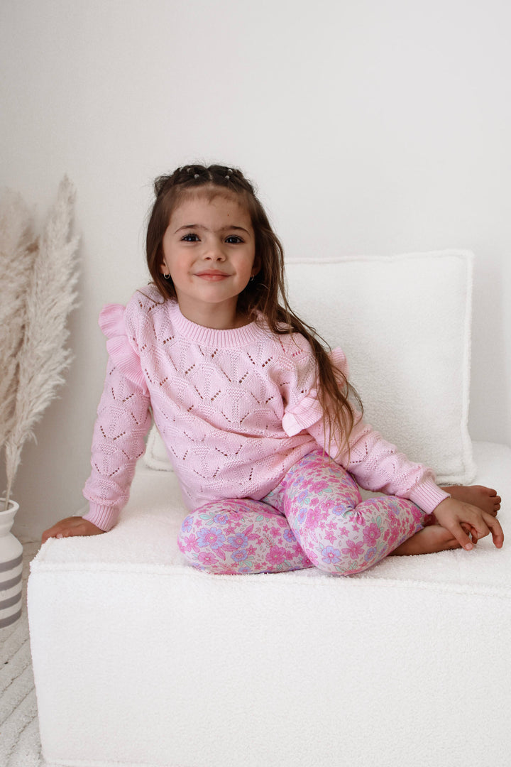 Jessie Flutter Knit - Ballerina Pink