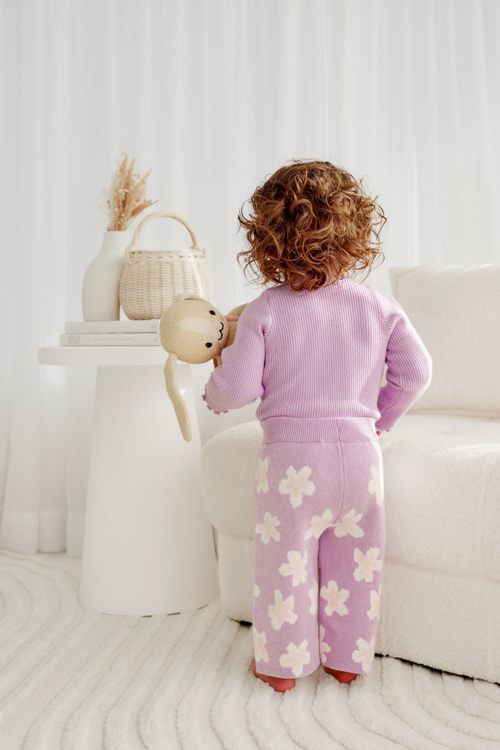 Knitted Bodysuit/Top - Orchid