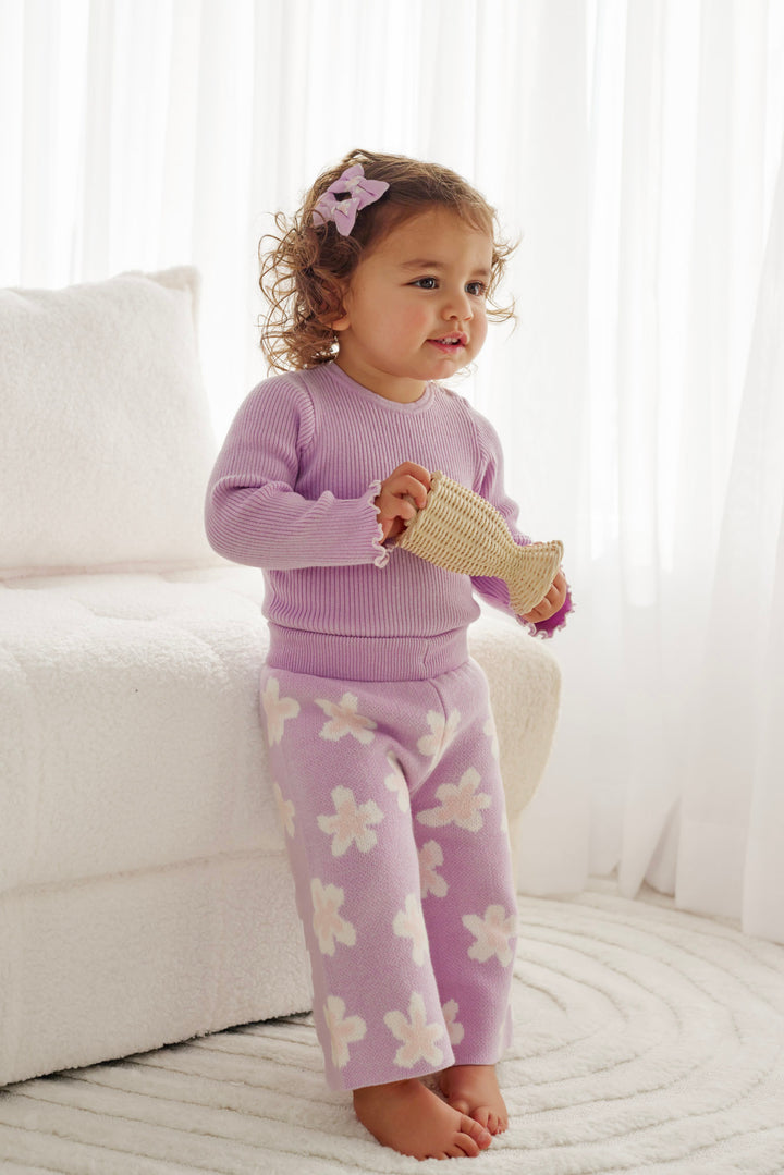 Knitted Bodysuit/Top - Orchid