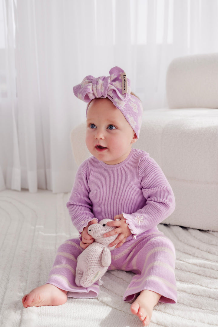 Knitted Bodysuit/Top - Orchid