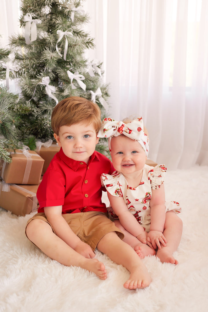 Button Up Shirt - Red