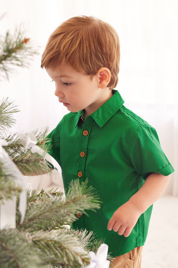 Button Up Shirt - Green