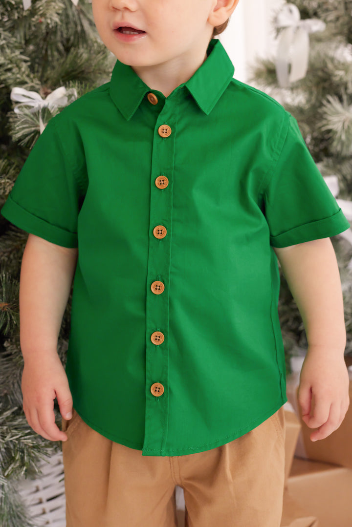 Button Up Shirt - Green