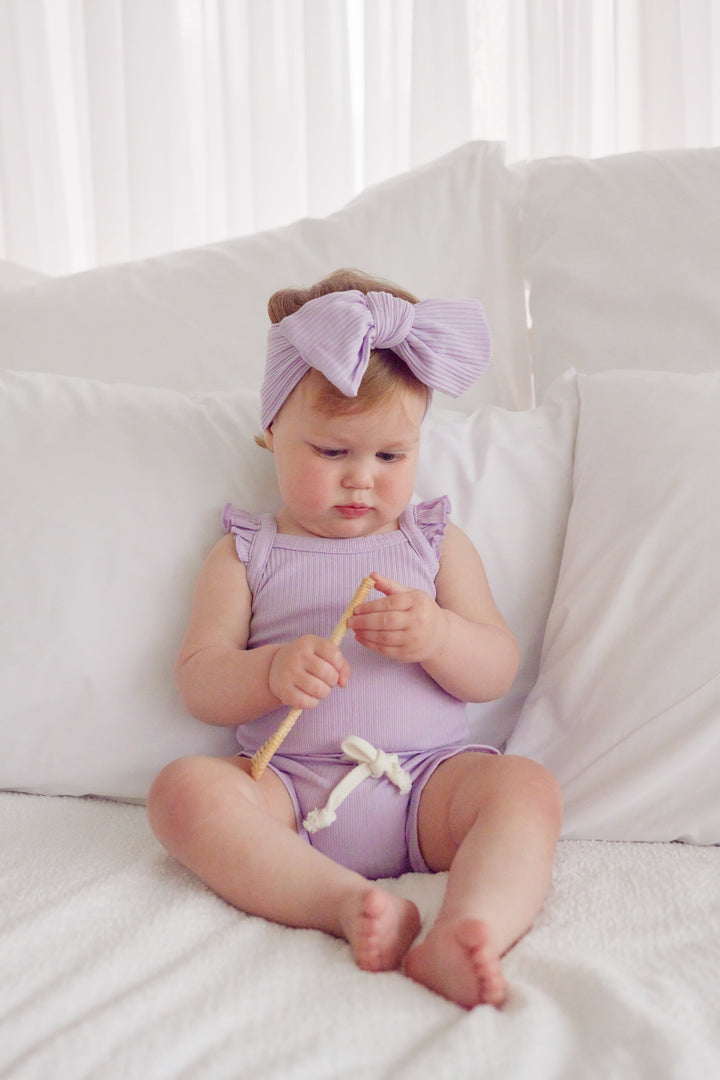 Cozy Singlet & Shorties Set - Viola
