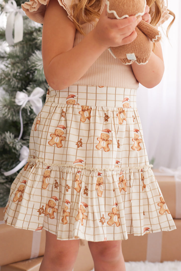 Ruffle Skirt - Jolly Little Gingerbread