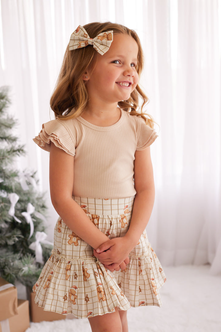 Ruffle Skirt - Jolly Little Gingerbread