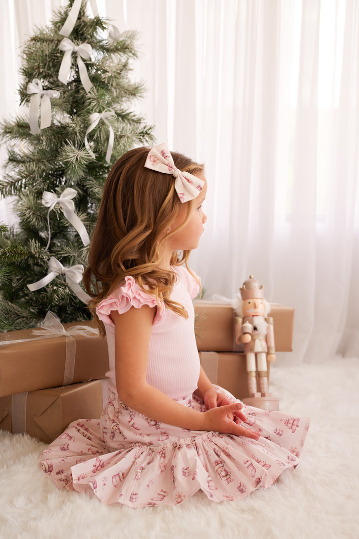 Ruffle Skirt - Pink Nutcracker