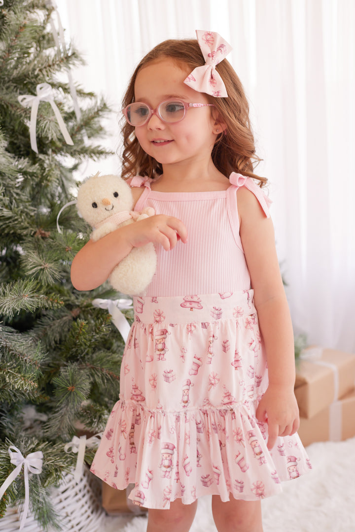 Ruffle Skirt - Pink Nutcracker