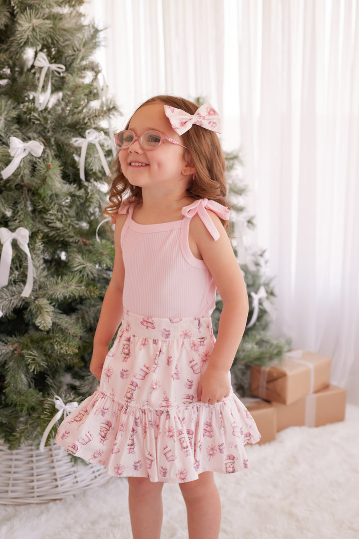 Ruffle Skirt - Pink Nutcracker