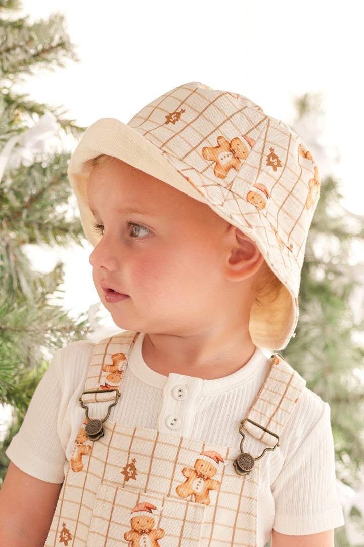 Reversible Summer Hat - Jolly Little Gingerbread