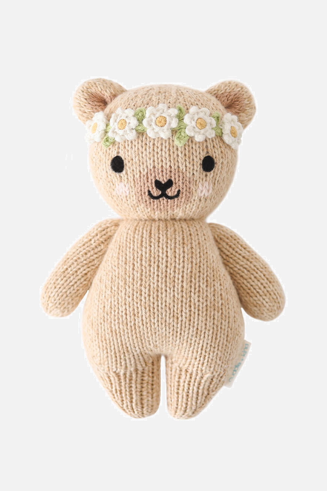 Cuddle+Kind - Baby Honey Bear (Ivory Floral)