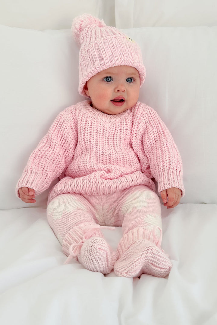 Knitted Pants - Petal