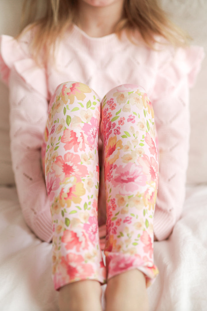 Floral Leggings - Capri