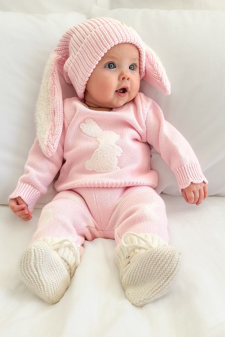 Knitted Jumper - Little Bunny Ballerina Pink
