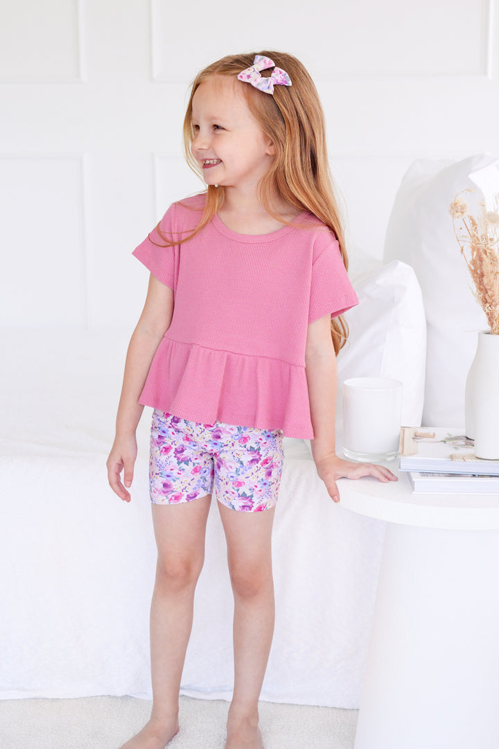 Floral Bike Shorts - Talulah