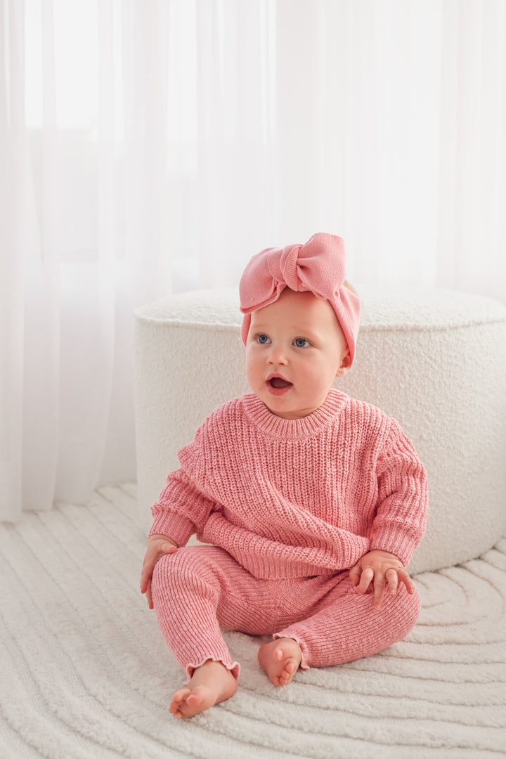 Super Chunky Knit Textured - Blush