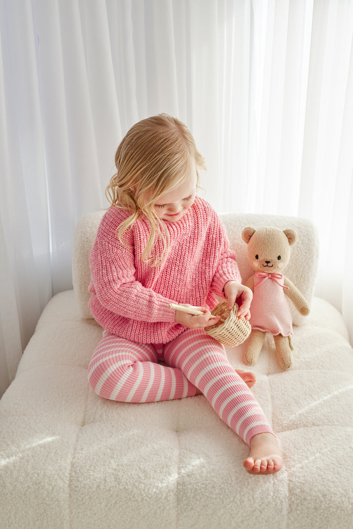 Super Chunky Knit Textured - Blush