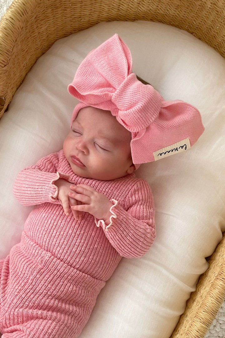 Knitted Headwrap - Blush