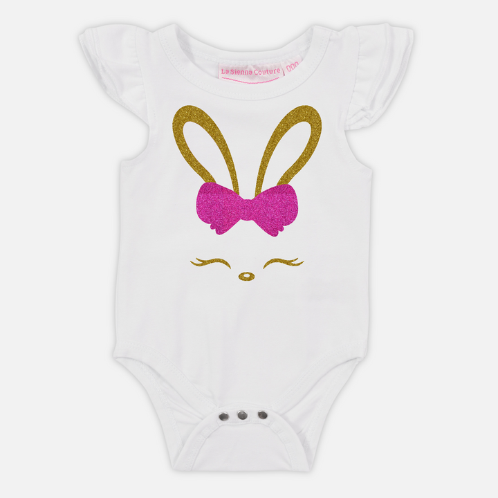 Bunny Bow Glitter - Vinyl - Custom
