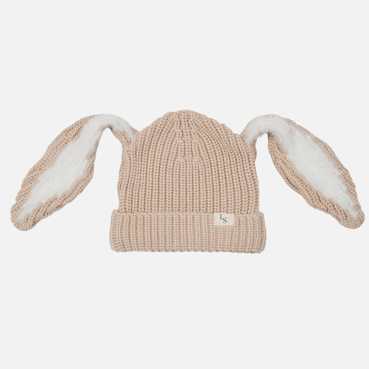 Bunny Chunky Knit Beanie - Oat