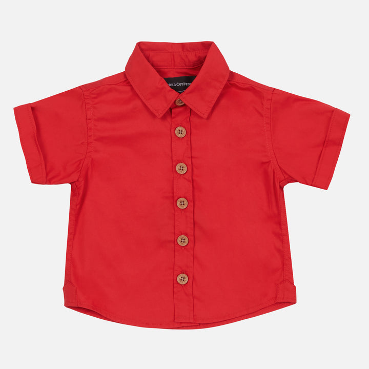 Button Up Shirt - Red