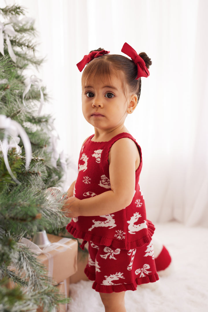 Summer Frill Shorts - Merry Little Christmas