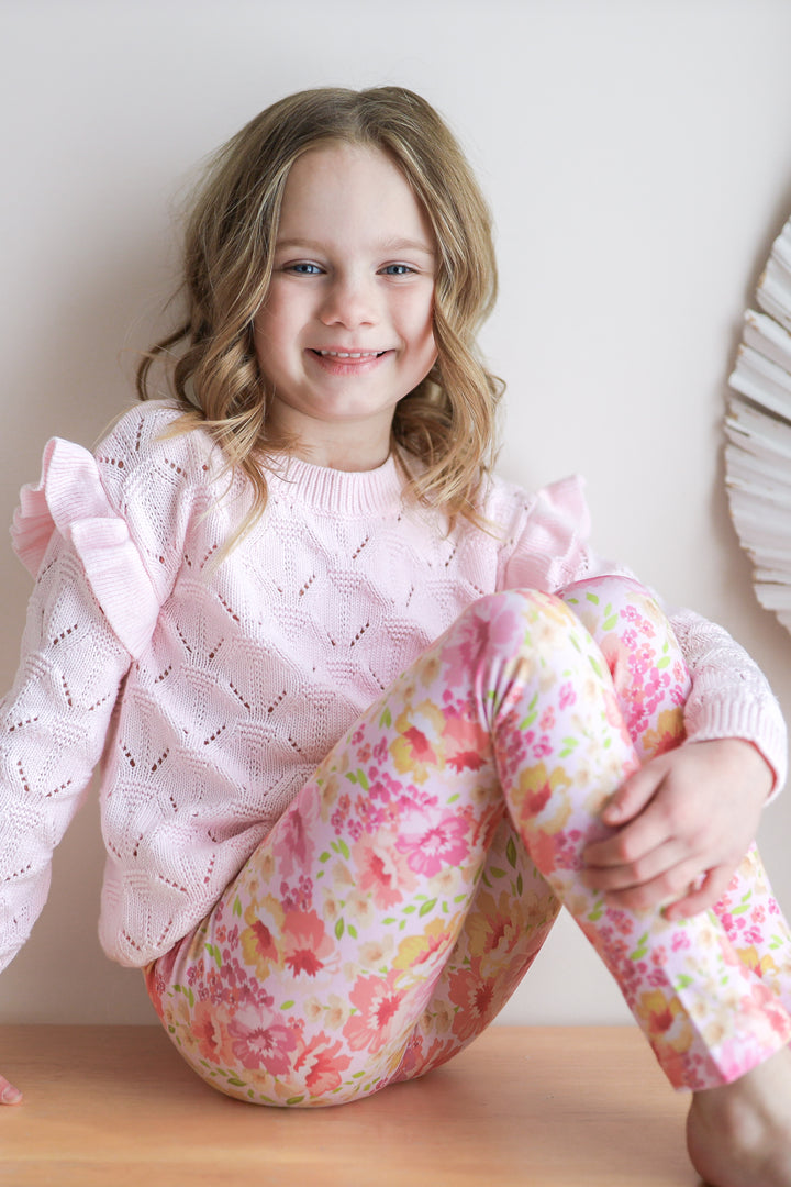 Floral Leggings - Capri