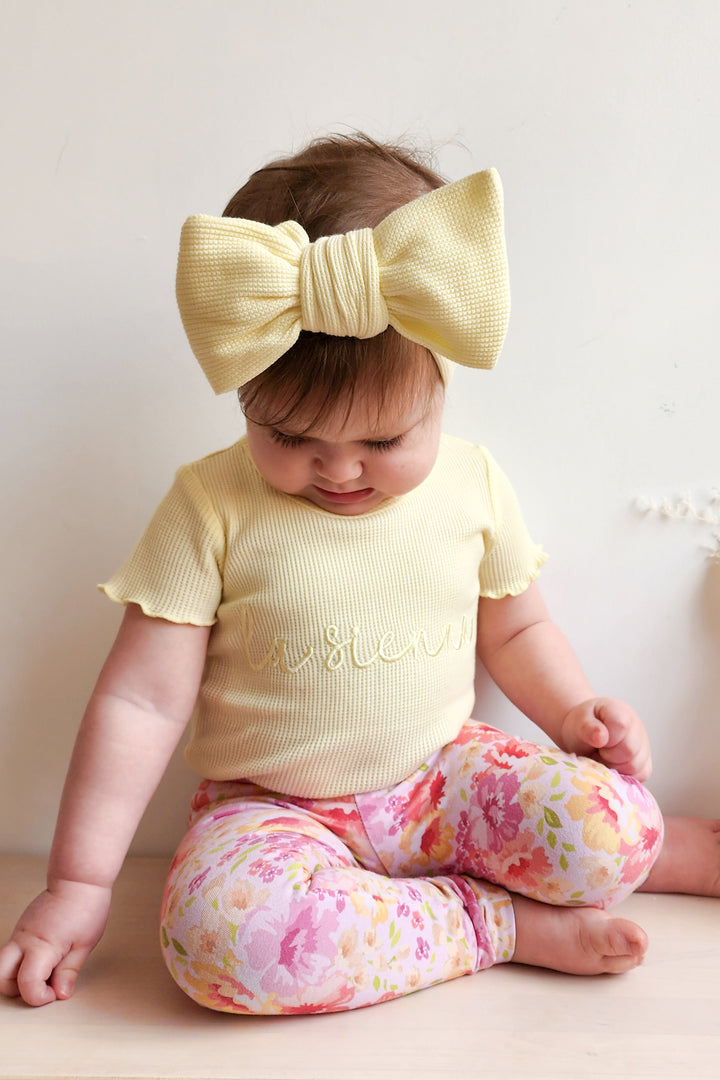 Waffle Headwrap - Banana