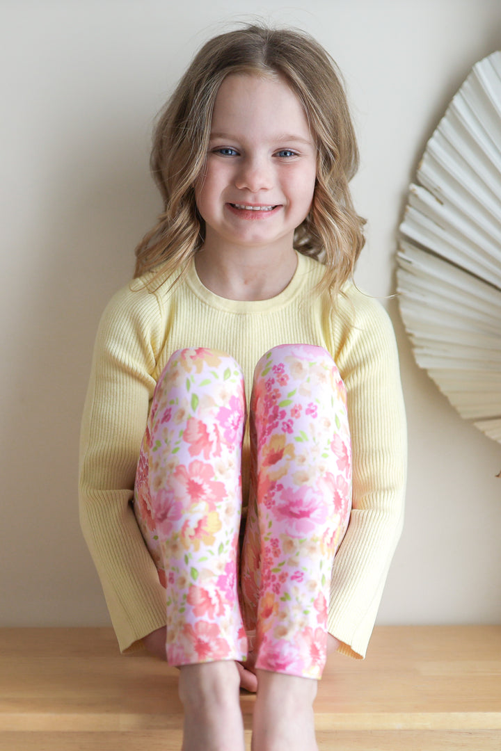 Floral Leggings - Capri