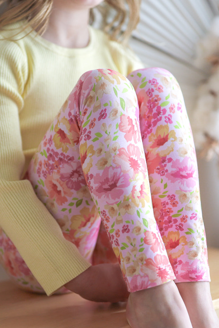 Floral Leggings - Capri