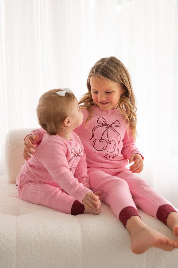 Knitted Jumper - Cherries