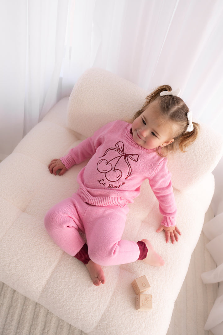 Knitted Jumper - Cherries