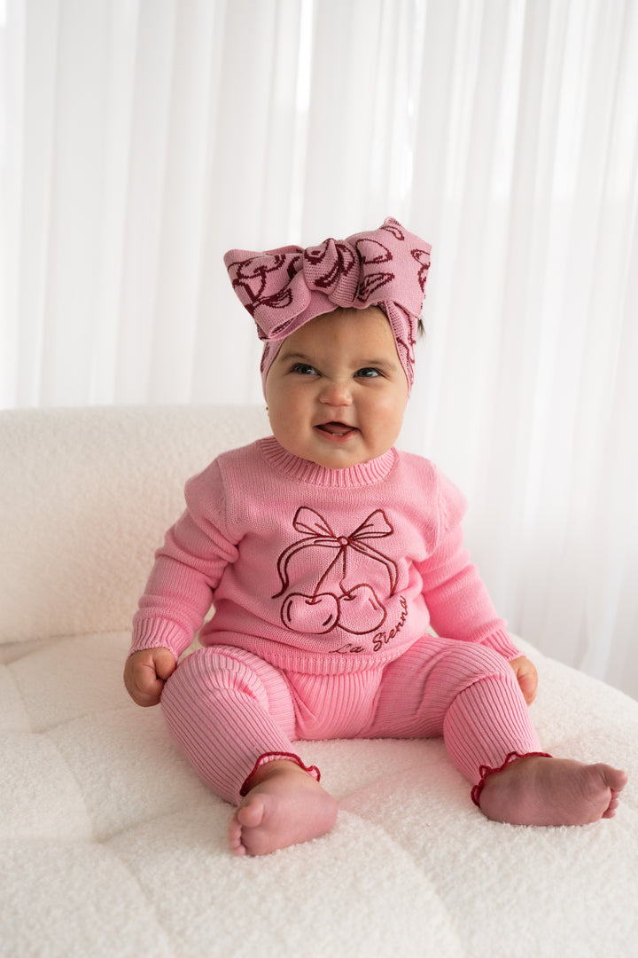 Knitted Jumper - Cherries