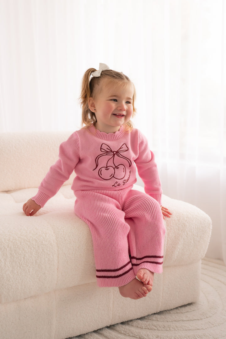 Knitted Jumper - Cherries