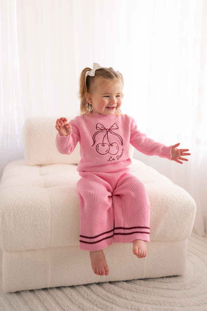 Knitted Jumper - Cherries